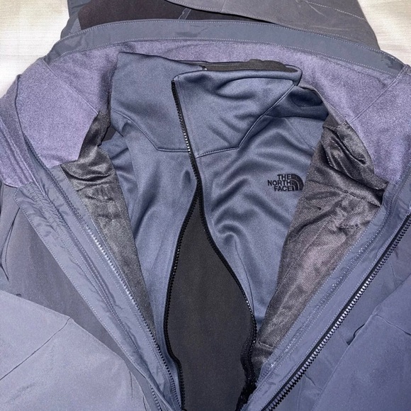The North Face Apex Storm Peak Triclimate Jacket 3 in 1 Grey Mens Large - Picture 4 of 10